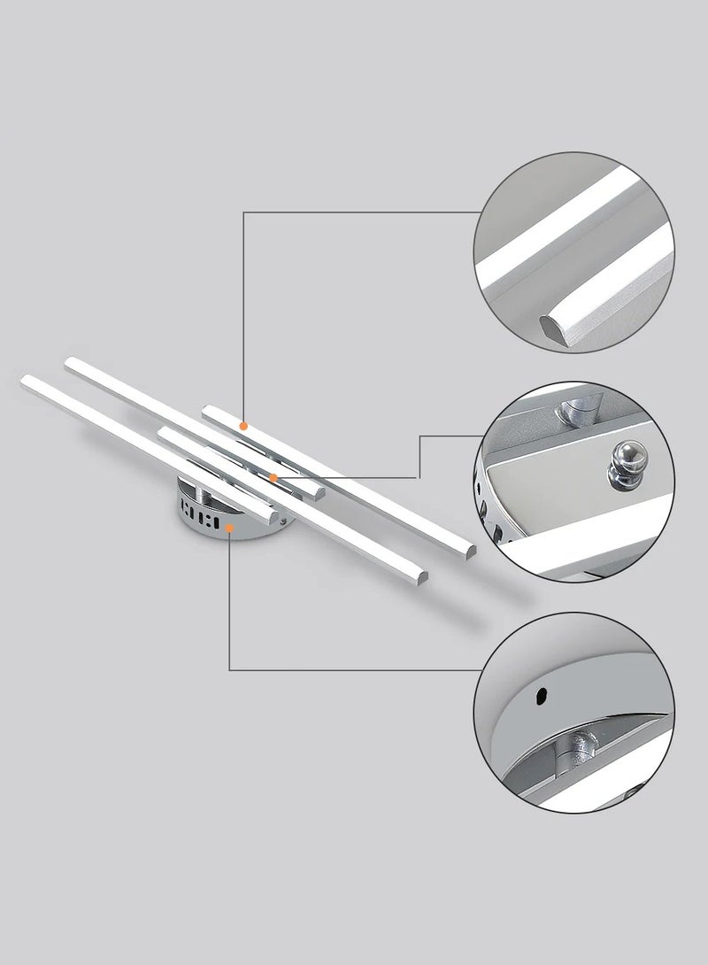 Goeco Modern Integrated LED Ceiling Light Cold White - Image 4