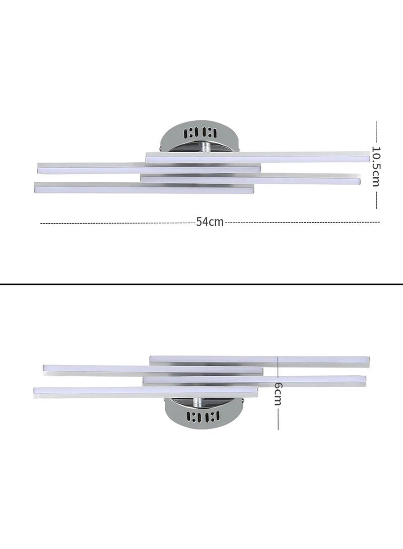 Goeco Modern Integrated LED Ceiling Light Cold White - Image 2