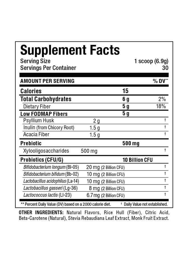 ALLMAX Naturals - FiberBiotix - Supports Gastrointestinal Health, Detoxification and Digestion for a Healthy and Happy Gut (207g, Orange) - Image 4