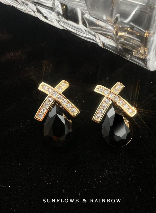 Take Two Embellished Drop Earrings - Image 2