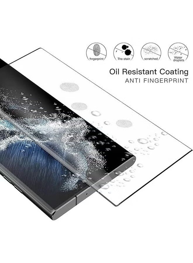 Samsung Galaxy S23 Ultra 5G Screen Protector, 9H Tempered Glass Screen Protector for Samsung Galaxy S23 Ultra 5G, Support Fingerprint Unlock, Case Friendly, Anti-Scratch Film - Image 5
