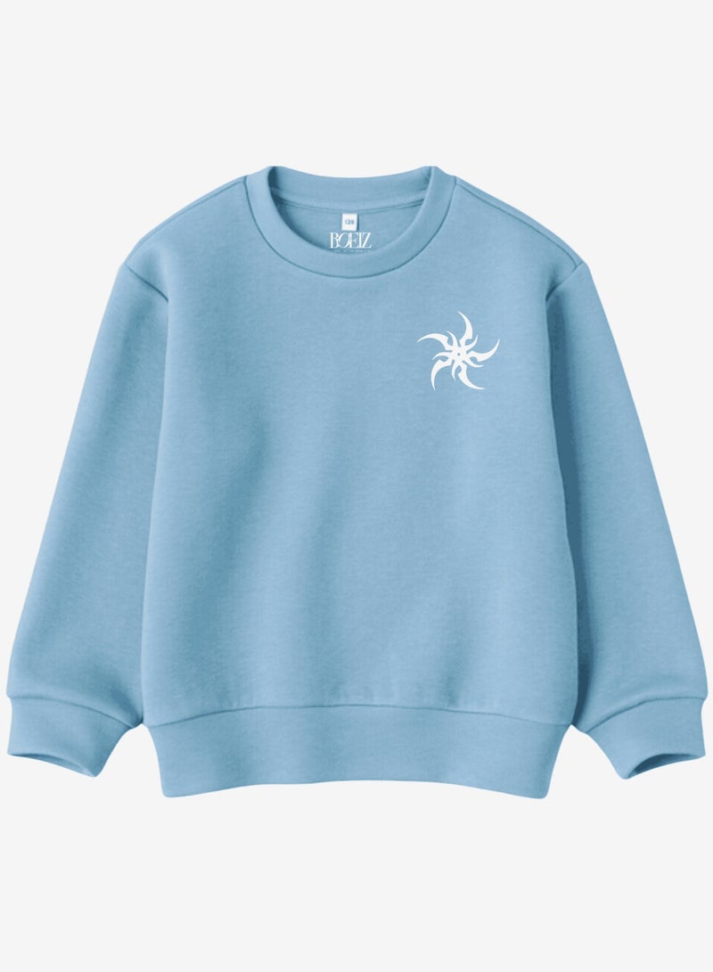 Boeiz The Boeiz Blue Crew Neck Sweatshirt for Boys - Image 1