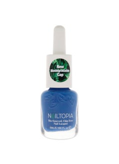 Nailtopia Nailtopia Bio-Sourced Chip Free Nail Lacquer - Vegan And Cruelty Free - Strengthens And Conditions - Delivers Healthy Manicures And Pedicures - Long Lasting - How Blue-Tiful - 0.17 Oz Nail Polish 
