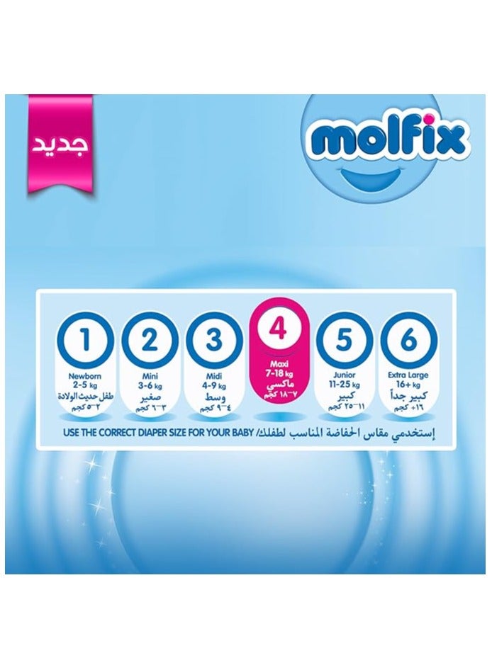 Molfix - Pants Diapers - Twin Pack - Maxi Size 4 - 32 Pieces - Image 5