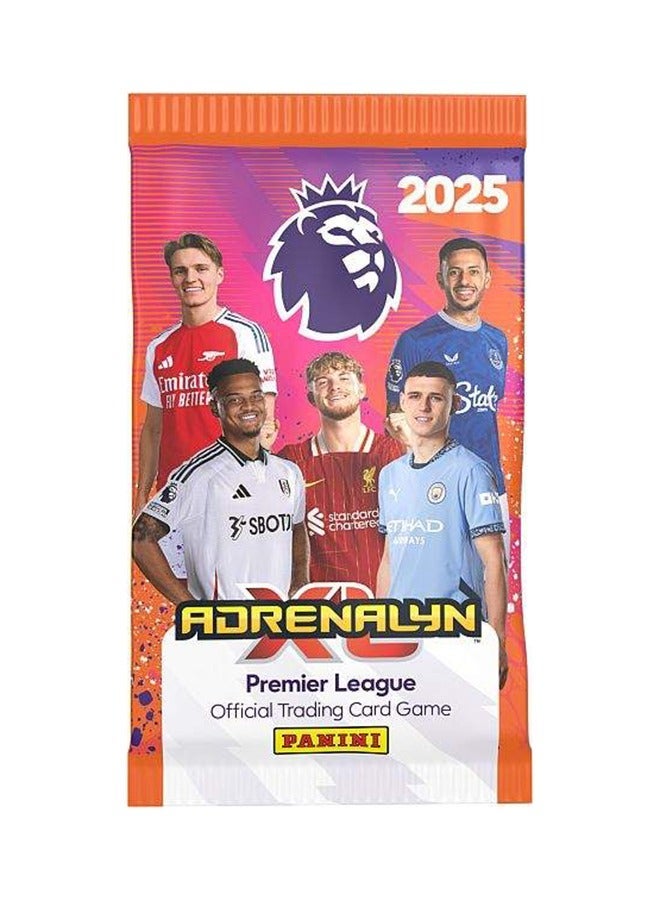 Panini Adrenalyn Official Premier League Trading Cards 2025. Pack of 6 - Image 1