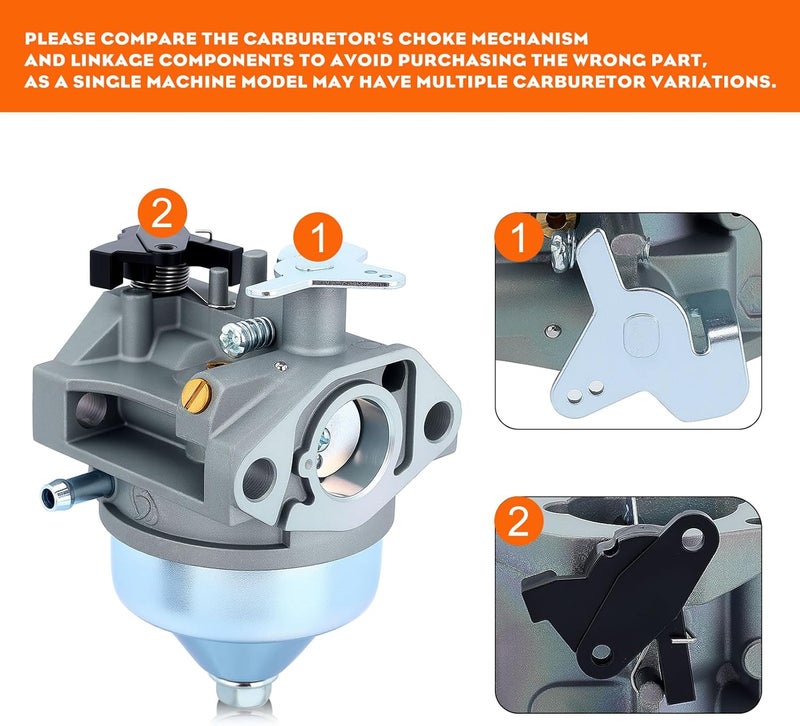 Hipa GCV190 Carburetor with Air Filter for Honda GCV 190 Engines - Image 2