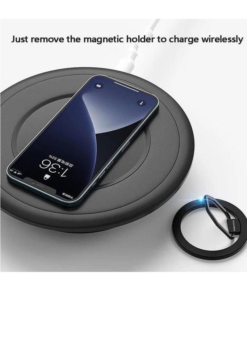 REBENUO REBENUO CYD-44 Aluminium Alloy Desktop Magnetic Mobile Phone Stand Holder Compatible With iPhone 13/12 Pro Max. - Image 3