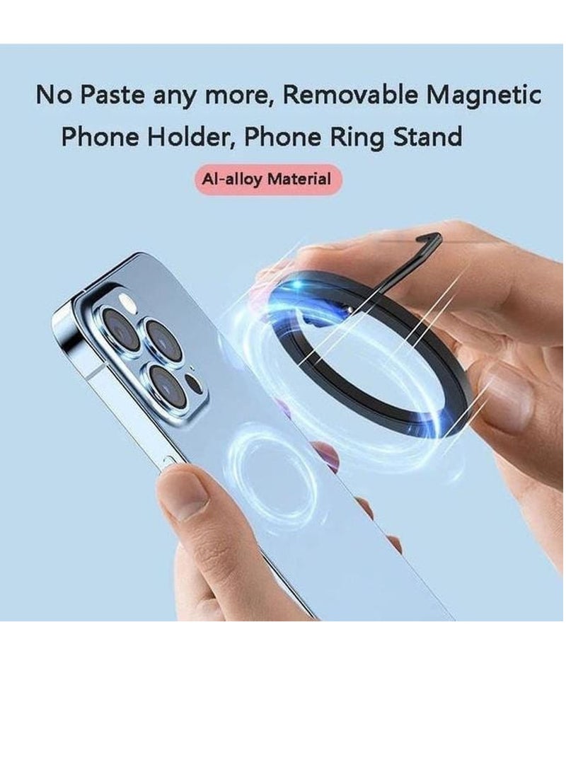 REBENUO REBENUO CYD-44 Aluminium Alloy Desktop Magnetic Mobile Phone Stand Holder Compatible With iPhone 13/12 Pro Max. - Image 5