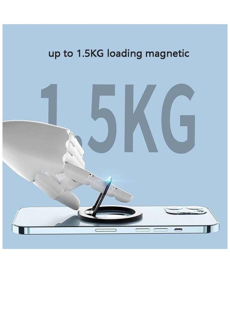 REBENUO REBENUO CYD-44 Aluminium Alloy Desktop Magnetic Mobile Phone Stand Holder Compatible With iPhone 13/12 Pro Max. - Image 4