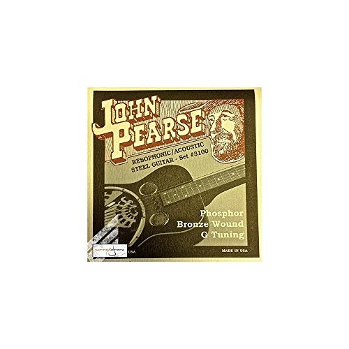 John Pearse JP3100 Resophonic Acoustic Steel Guitar Bronze Wound G Tuning - Image 5