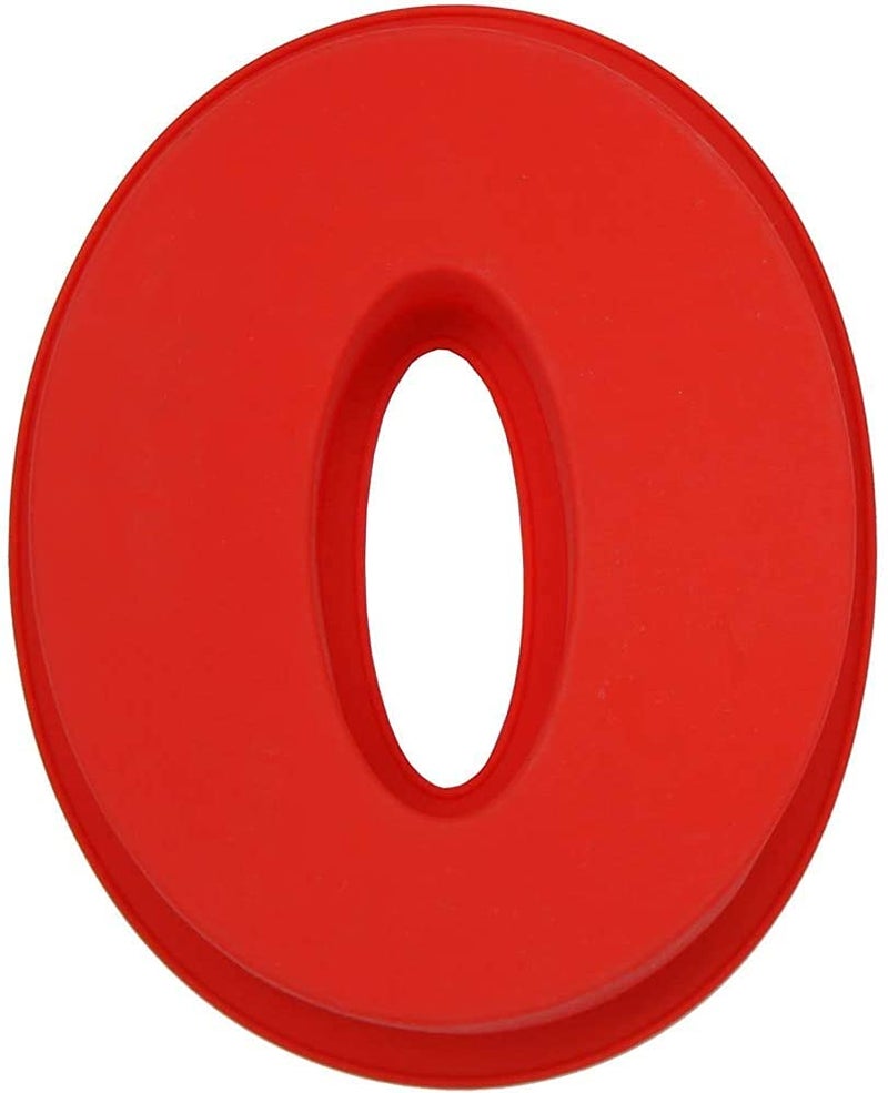 10 Inch Silicone Numbers Cake Molds 3D Baking Silicone Mould Large Number Cake Mold Set Numbers Cake Molds Silicone Baking Pans for Birthday and Wedding Anniversary 0
