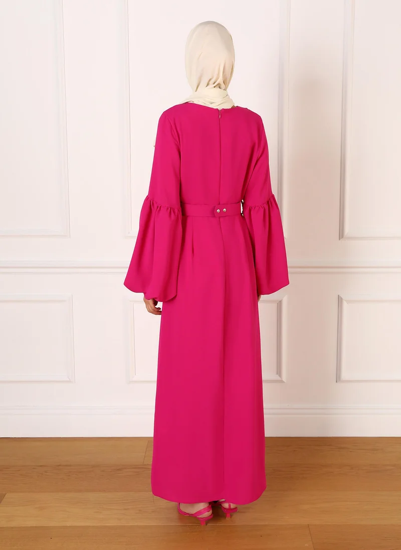 Refka by modanisa Fuchsia - Evening Dresses - Refka