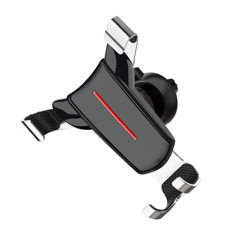 Universal Car Air Vent Phone Holder Mount Black Firm Grip Compatible with Most Vehicles - Image 2