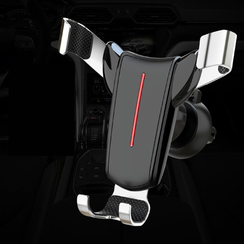 Universal Car Air Vent Phone Holder Mount Black Firm Grip Compatible with Most Vehicles - Image 4