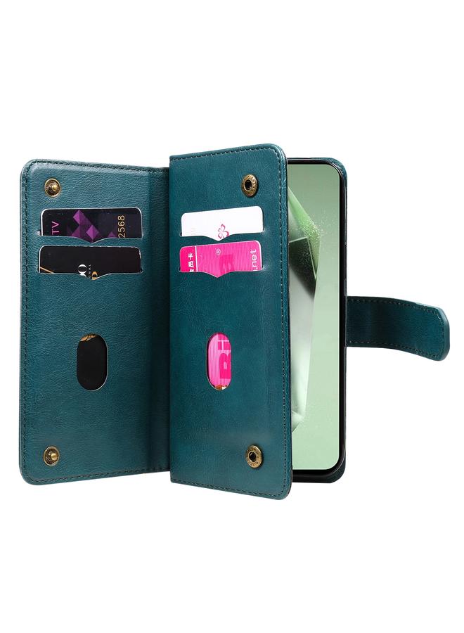 S-TOP Case For Samsung Galaxy S24 FE 5G Multi-Function Wallet 10 Card Slots Leather Phone Case - Image 5