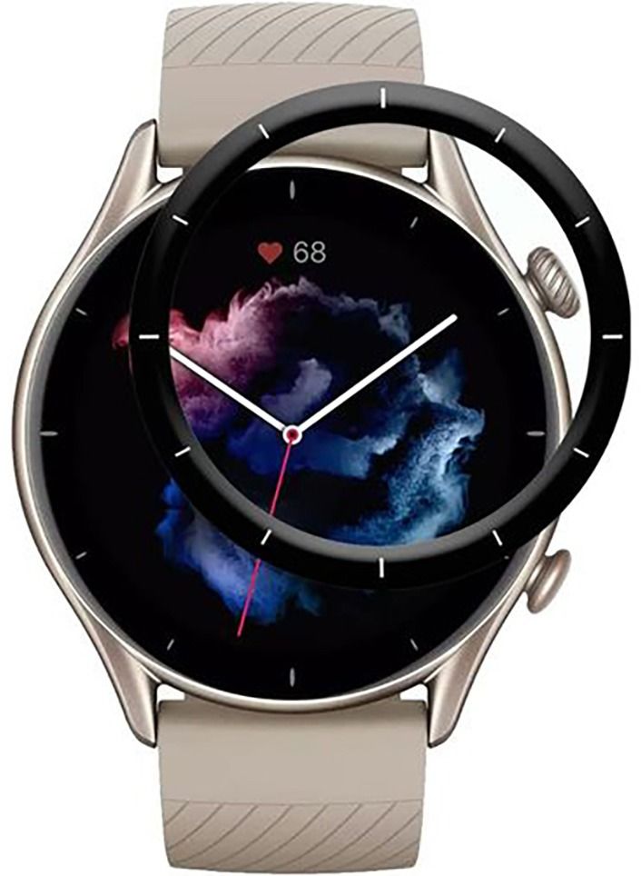 اسكرين حماية عالية الجودة لشاشة ساعة امازفيت ووتش جي تي ار 3 Amazfit GTR 3  - Image 1
