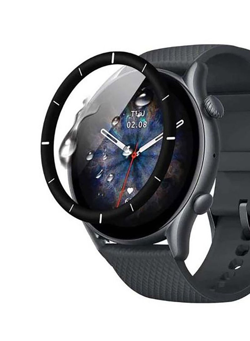 اسكرين حماية عالية الجودة لشاشة ساعة امازفيت ووتش جي تي ار 3 Amazfit GTR 3  - Image 2