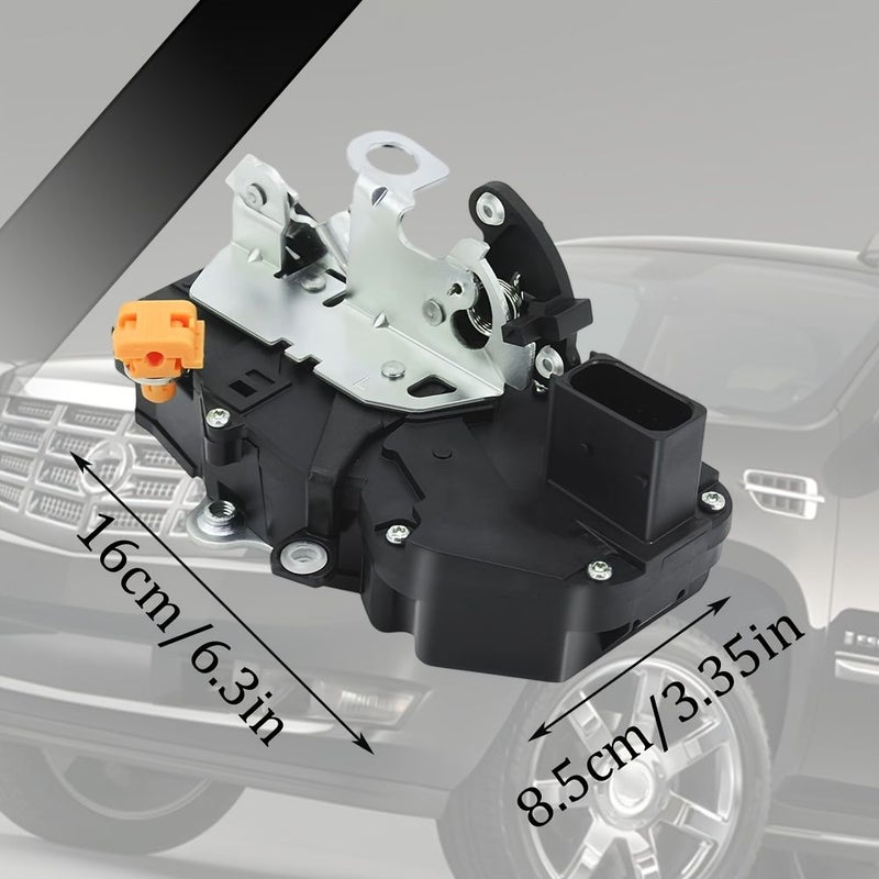 Front Rear Left Right Door Lock Actuator Compatible With Tahoe Avalanche Silverado Suburban GMC 1500 2007-2009 Car Replacement Driver Passenger Side Door Latch 931303 931304 931332 931333 - Image 2