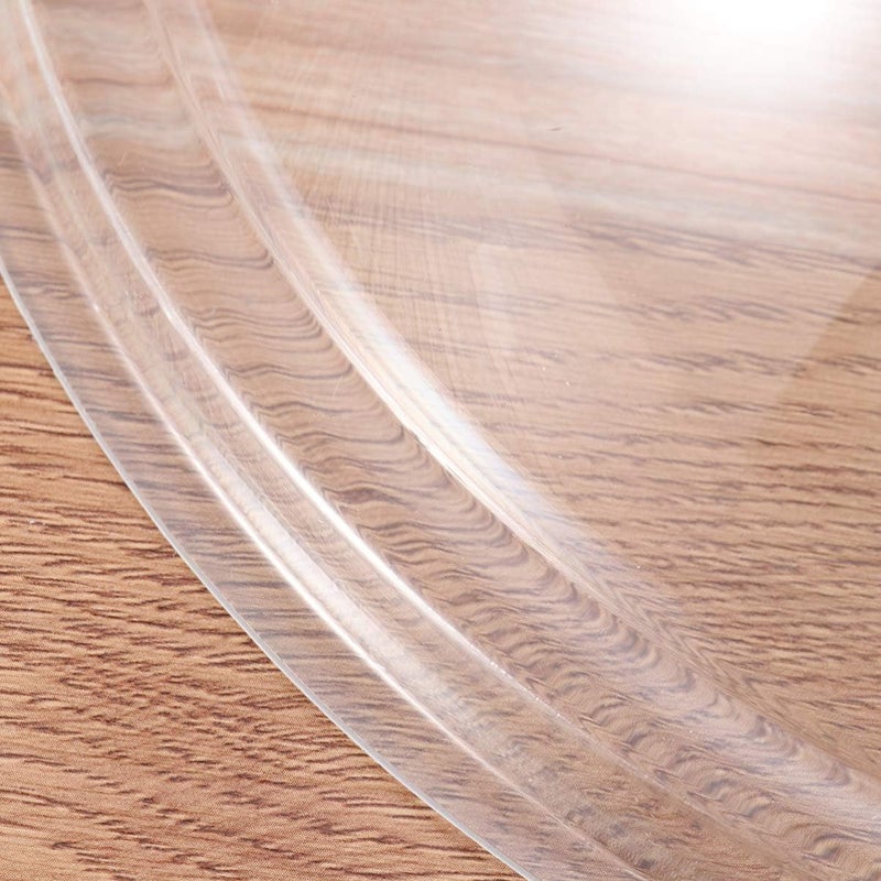 comfrt Clear Dome Cake Cover Acrylic Cake Pan Cover Food Plate Lid Clear Protective Cover Microwave Plate Cover Microwave Splatter Cover Guard for Food Cake Dessert Display - Image 4