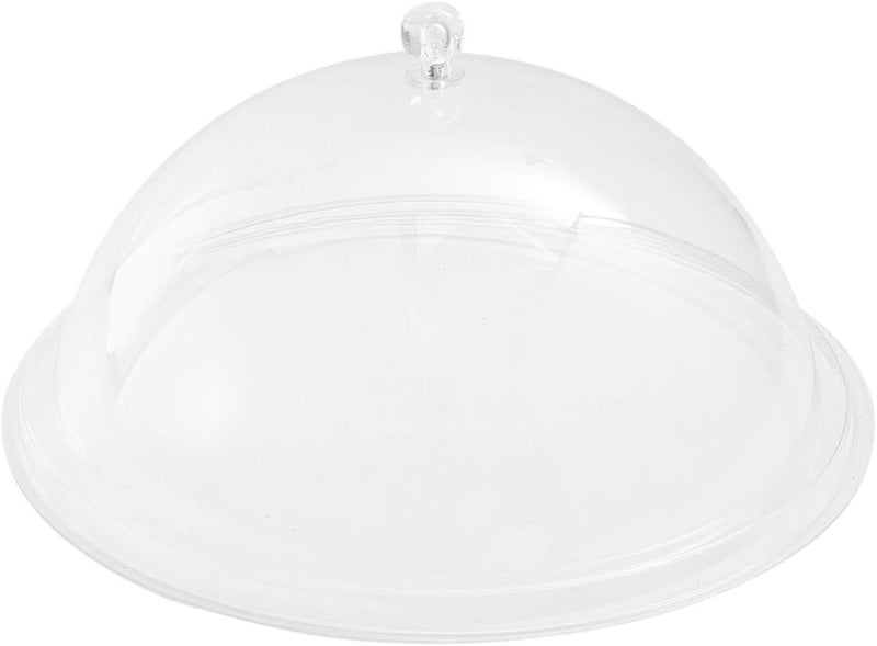 comfrt Clear Dome Cake Cover Acrylic Cake Pan Cover Food Plate Lid Clear Protective Cover Microwave Plate Cover Microwave Splatter Cover Guard for Food Cake Dessert Display - Image 1