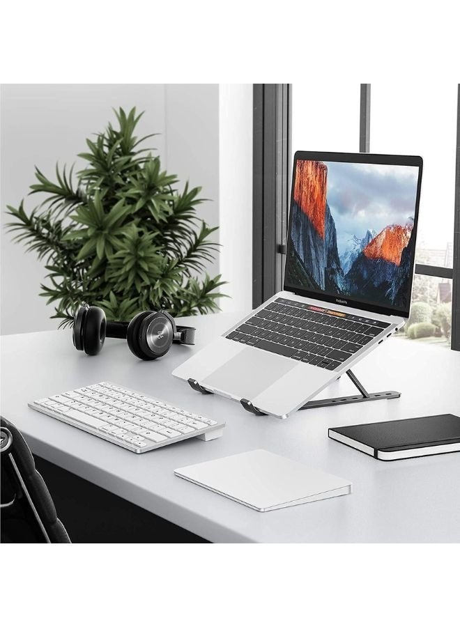 Tuttonica Tutto-TS 123 GD Laptop Stand 7 Height Adjustable Riser for desk | Increased Laptop Ventilation | Ergonomic Foldable & Portable | Universally Compatible Gray XX-model - Image 2