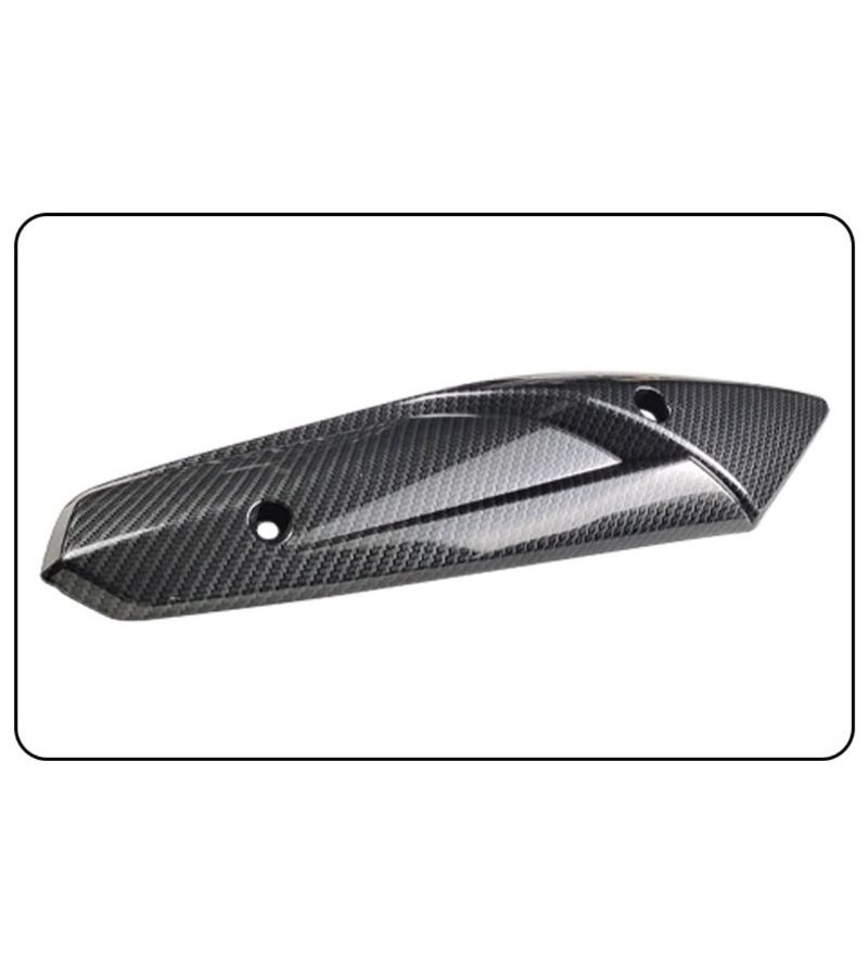 Black Exhaust Pipe Cover For Motorcycle Burn Prevention Street Scooter Racing - Image 3