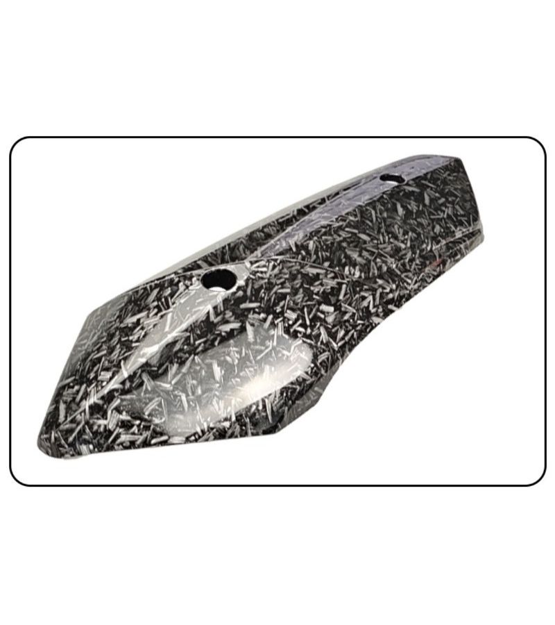 Black Exhaust Pipe Cover For Motorcycle Burn Prevention Street Scooter Racing - Image 5
