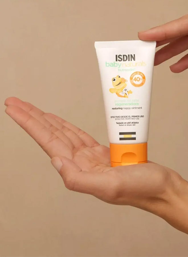 ISDIN Baby Natural Zn 40 Ointment [50Ml] – High Protection Diaper Rash Cream With 40% Zinc Oxide To Protect And Repair Delicate Baby Skin - Image 3