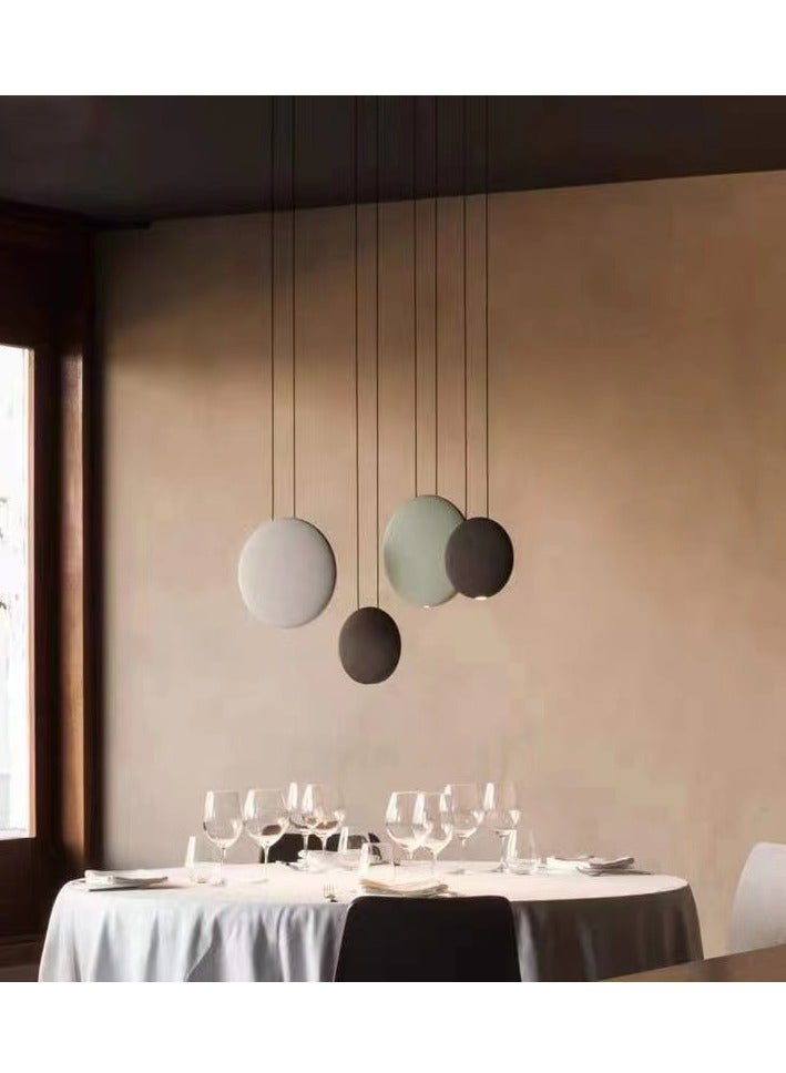 MAAC HOME MAAC Home Geranium – Modern Round LED Pendant Light Fixture, Minimalist Decorative Ceiling Lamp for Bedroom, Living Room, Office, or Home Décor – Stylish Contemporary Design  - Image 3