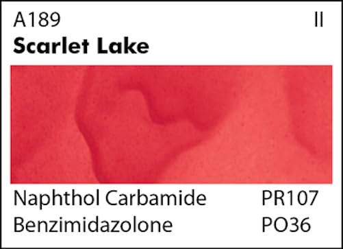 Grumbacher Academy Watercolor Paint, 7.5ml/0.25 Ounce, Scarlet Lake (A189) - Image 2