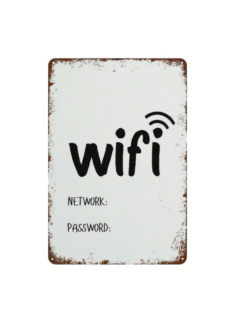 971ميديا لوحة معدنية قديمة لإشارة واي فاي - Image 1