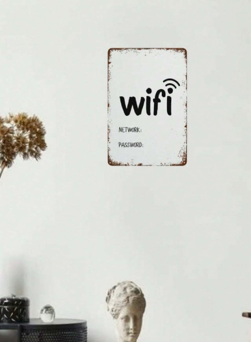971ميديا لوحة معدنية قديمة لإشارة واي فاي - Image 2