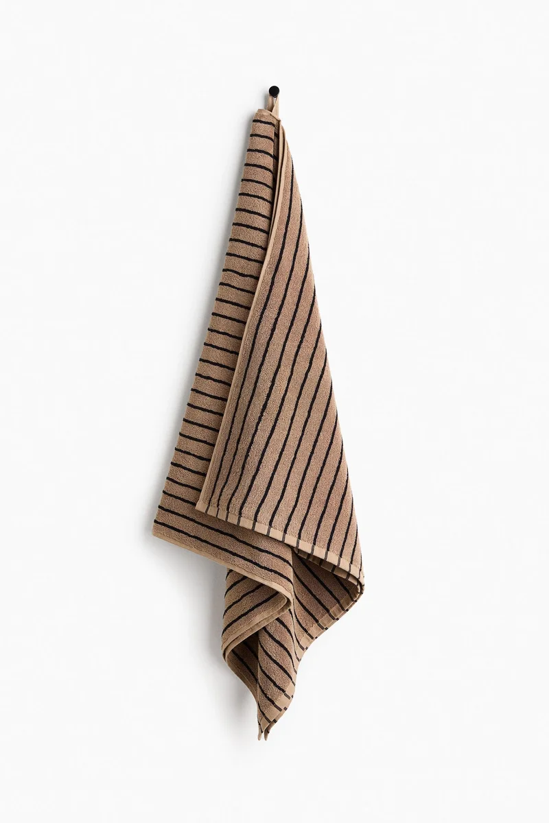 H&M Striped bath towel