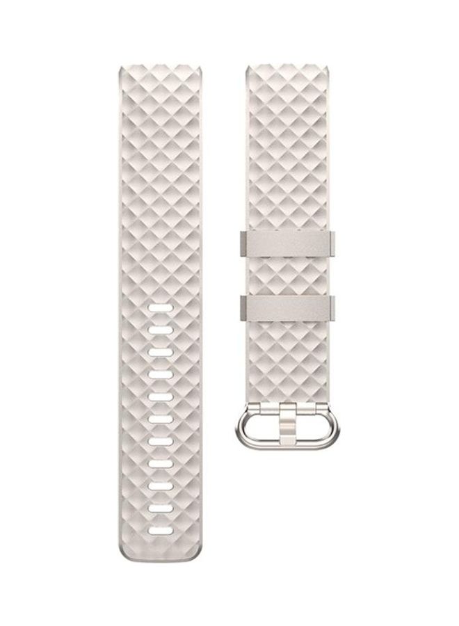 إسكدنيا Replacement Strap For Fitbit Charge 4/Charge 3/Charge 3 SE Champagne - Image 2