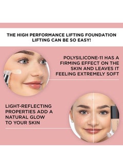 ARTDECO ARTDECO High Performance Lifting Foundation - reflecting sand N°2 - reduces wrinkles for firmer skin & soft matte finish - vegan makeup - Liquid foundation with hyaluron - 1.05 Fl Oz  - Image 3