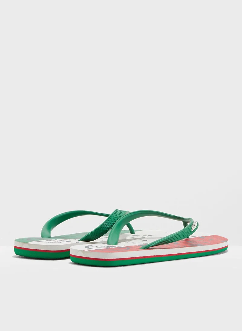 JACK & JONES Flag Print Flipflop