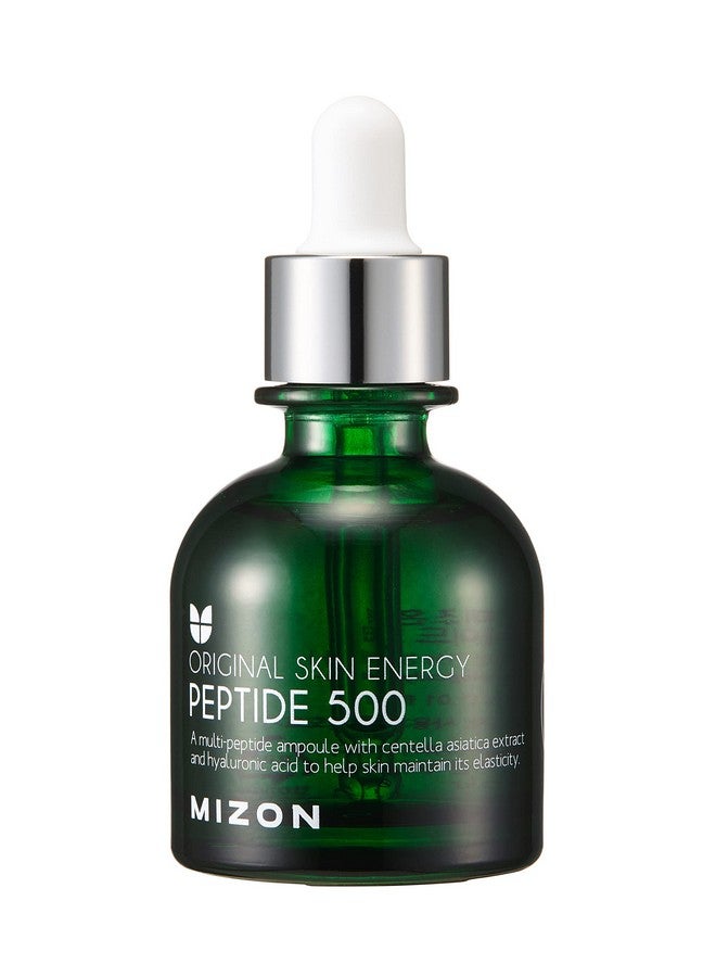 MIZON Peptide 500 Ampoule, Peptides, Adenosine, Hyaluronic Acid, Centella Asiatica, Anti-wrinkle, Skin Elasticity, Multi-Peptide Safe Formula, Moisturizing, Collagen Booster (1.01 fl oz 30ml) - Image 1