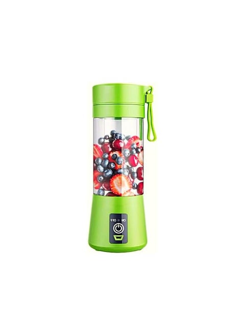 Portable Micro Blender With Lid Lock And Adjustable Speeds Green