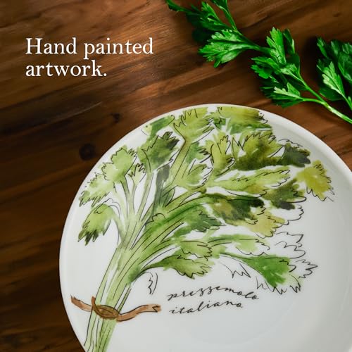 Rosanna Erbe Italiane Dipping Dishes – Porcelain Sauce Dishes, Perfect Side Dish Bowls for Bread, Olive Oil, Condiments & Dips - Image 3