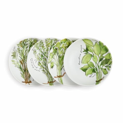 Rosanna Erbe Italiane Dipping Dishes – Porcelain Sauce Dishes, Perfect Side Dish Bowls for Bread, Olive Oil, Condiments & Dips - Image 1