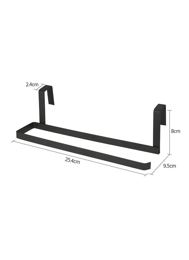 NIBEMINENT Paper Towel Roll Holder Black 25.5x9.5x8cm  - Image 3