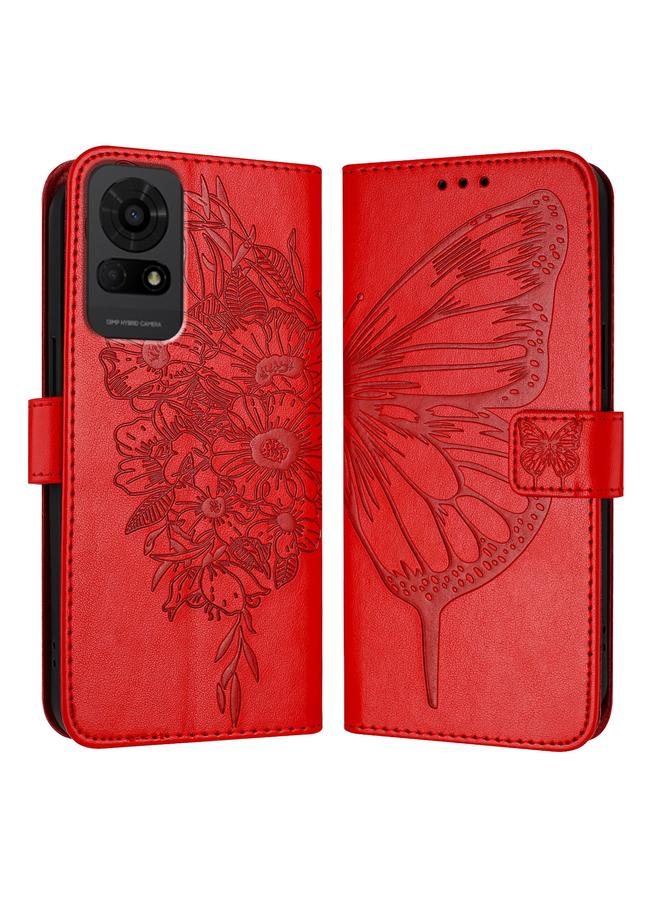 erorex Case For TCL 50 LE 5G Embossed Butterfly Leather Phone Case  - Image 2
