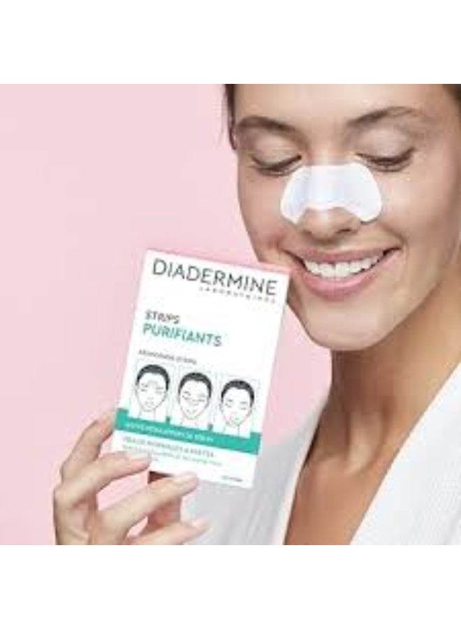Diadermine Normal-Mixed Skin Purifying Strips x6 - Image 2
