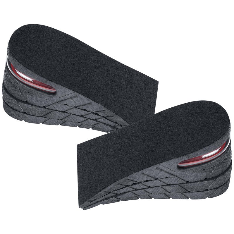 QUXIANG Height Increase Insoles 4-Layer Air up Shoe Lifts Elevator Shoes Insole -7.5 cm (3 inches) Heels Lift Inserts for Men and Women - Image 1
