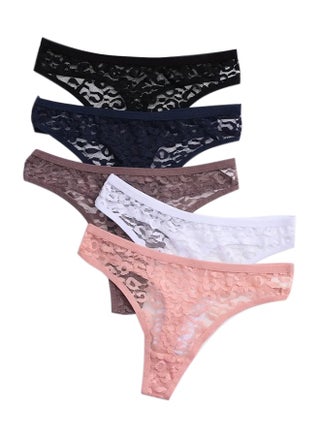 Zeemey 5-Piece Cotton Bikini Breathable Panties Low Waist Fashionable Ladies Panties - pzsku/Z8A986663C3EFF9962B66Z/45/1746673497/d714c467-cf63-415c-81ee-51ad4c8a8983