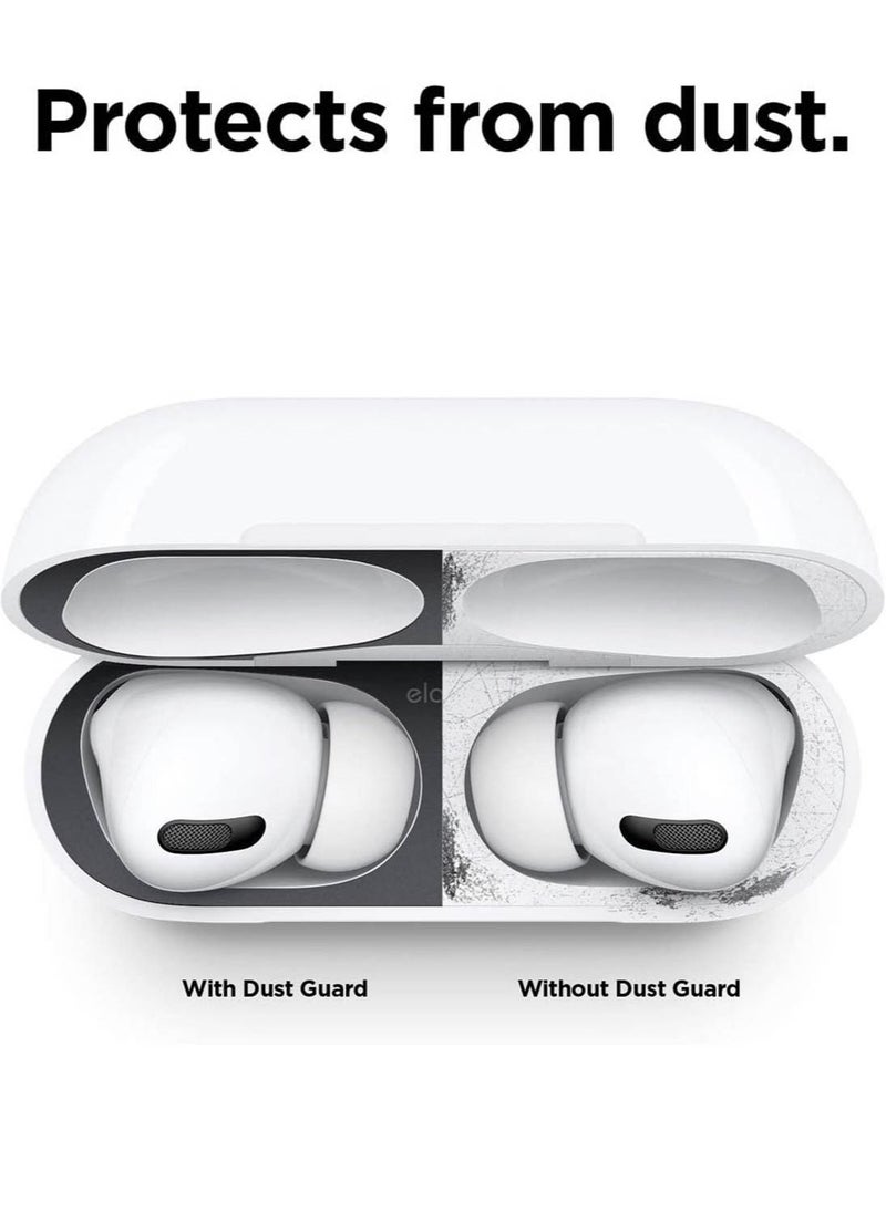 Elago Dust Guard for AirPods Pro and AirPods Pro 2nd Generation Dust Proof Film - Dark Grey  - Image 4