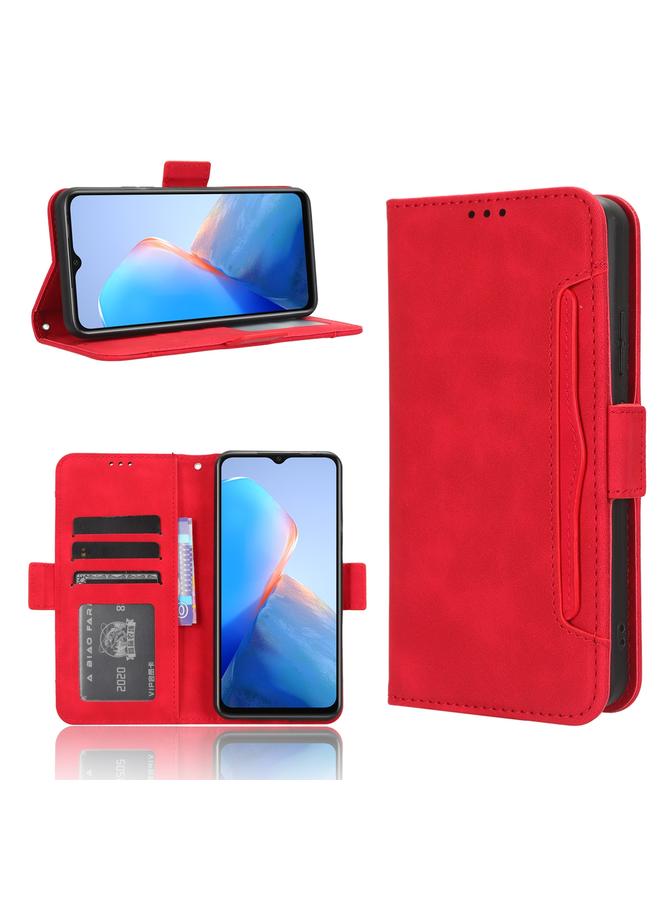 Zaboon Case For Infinix Smart 7 Plus Skin Feel Calf Texture Card Slots Leather Phone Case - Image 1