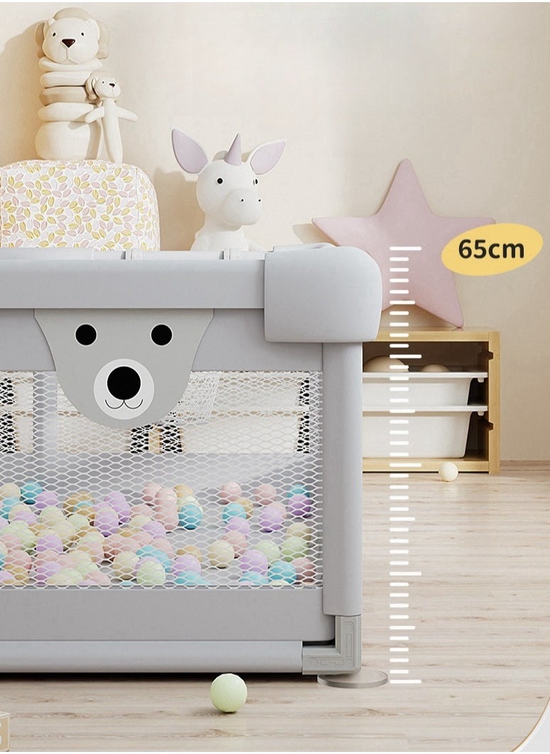 Generic Baby Playpen 150c*180cm, Play Pens for Babies and Toddlers Baby Fence Baby Play Yards for Indoor & Outdoor with Breathable Mesh Anti-Fall Playpen  - Image 3
