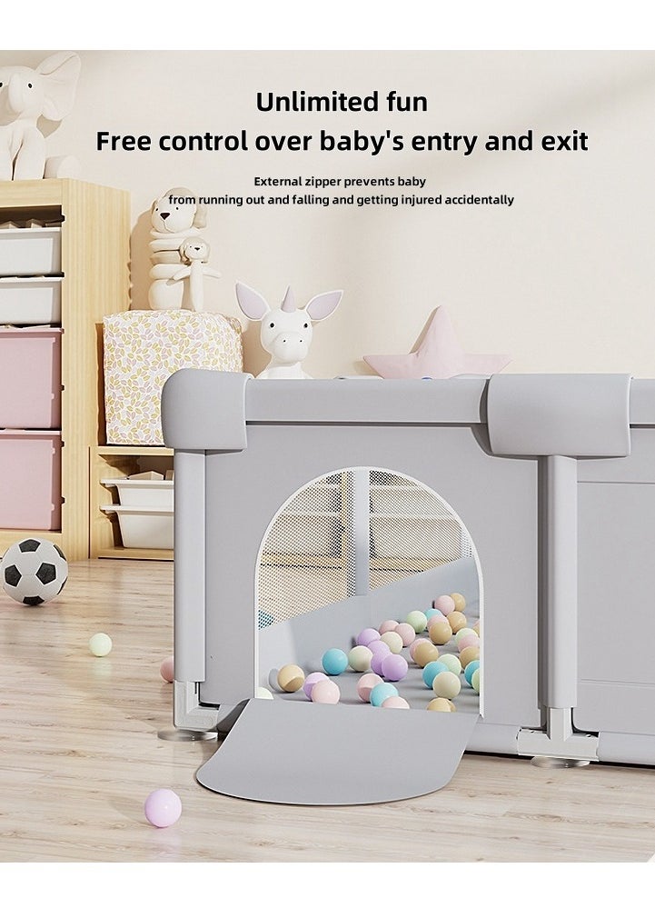 Generic Baby Playpen 150c*180cm, Play Pens for Babies and Toddlers Baby Fence Baby Play Yards for Indoor & Outdoor with Breathable Mesh Anti-Fall Playpen  - Image 5