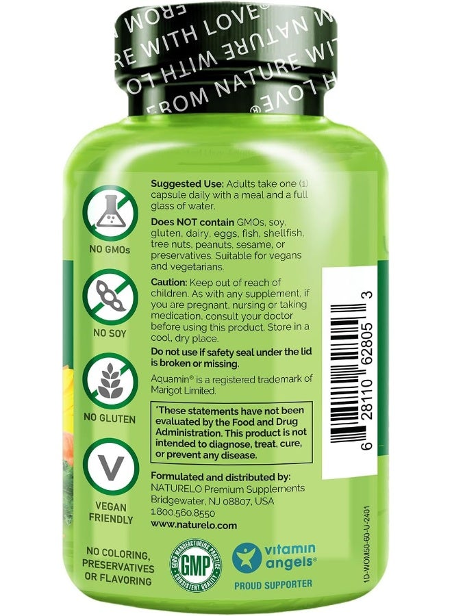NATURELO One Daily Multivitamin for Women 50+ - 60 Capsules - Image 4